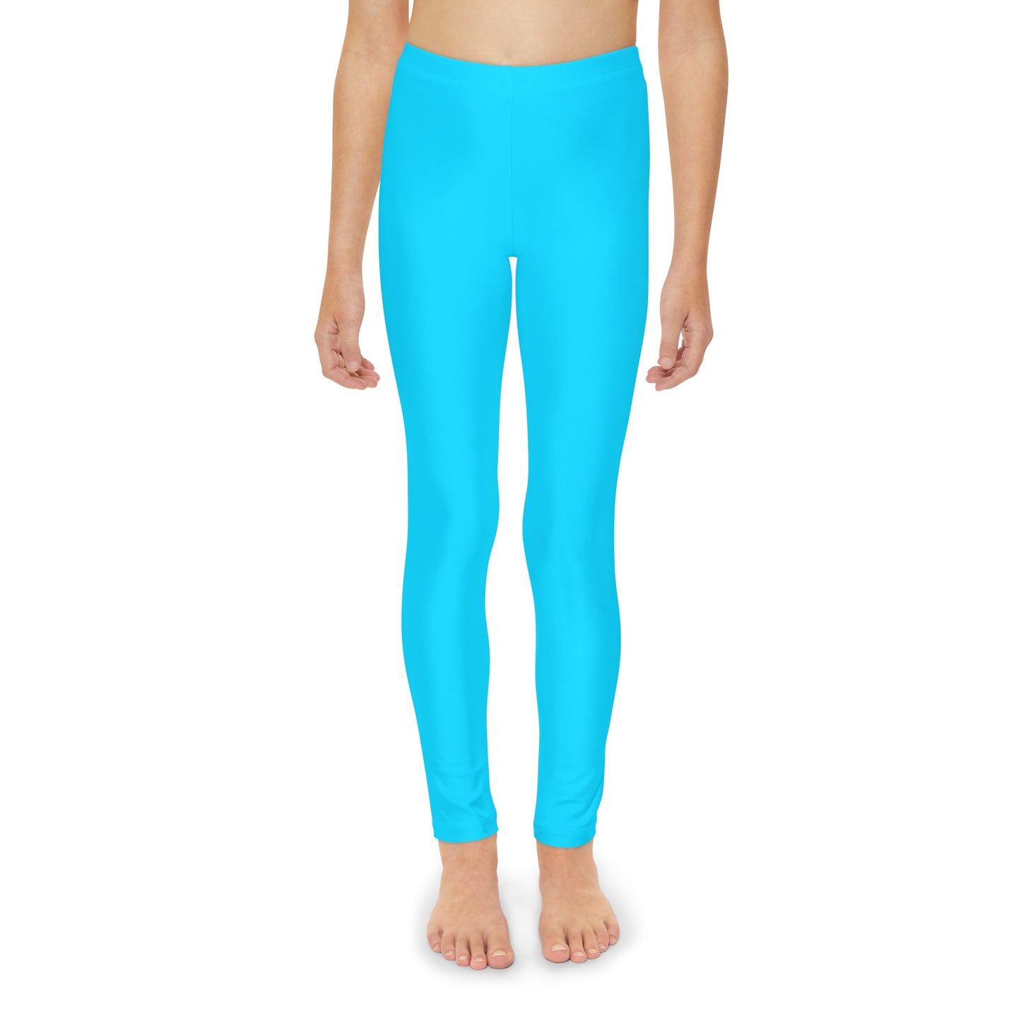 Blue Neon Youth Full-Length Leggings